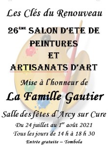 affiche exposition Arcy 2021